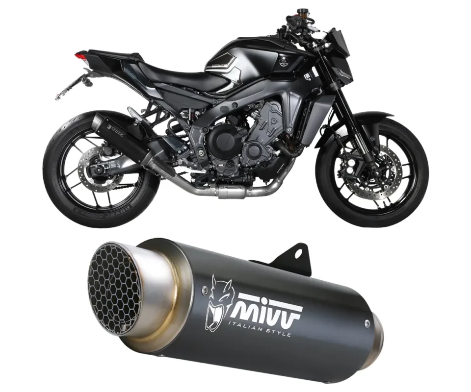 Acquista Ora Scarico Completo Mivv GP PRO Inox Nero per YAMAHA MT-09 /SP /FZ-09Modelli dal 2025 al 2026 Y.078.KXBP