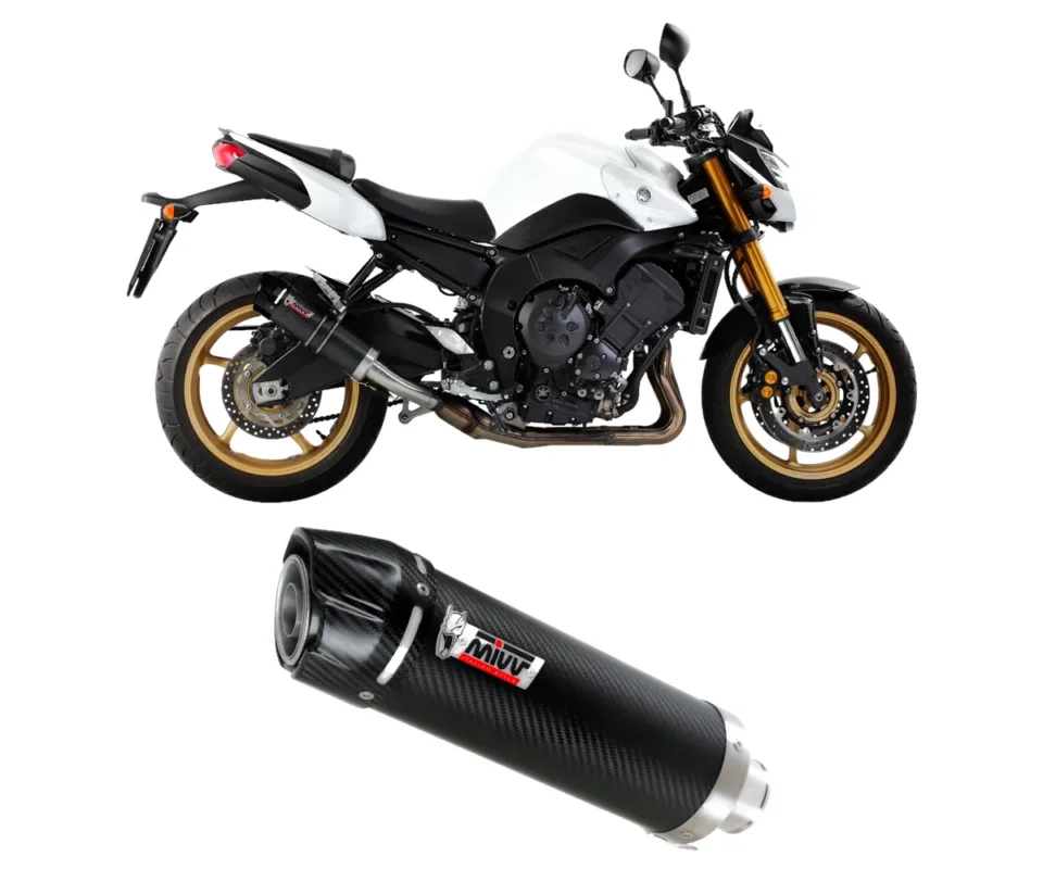 Vendita Finale Terminale di Scarico Mivv GP Carbonio con coppa Carbonio per YAMAHA FZ8 / FAZERModelli dal 2010 al 2016 Y.033.L2SC