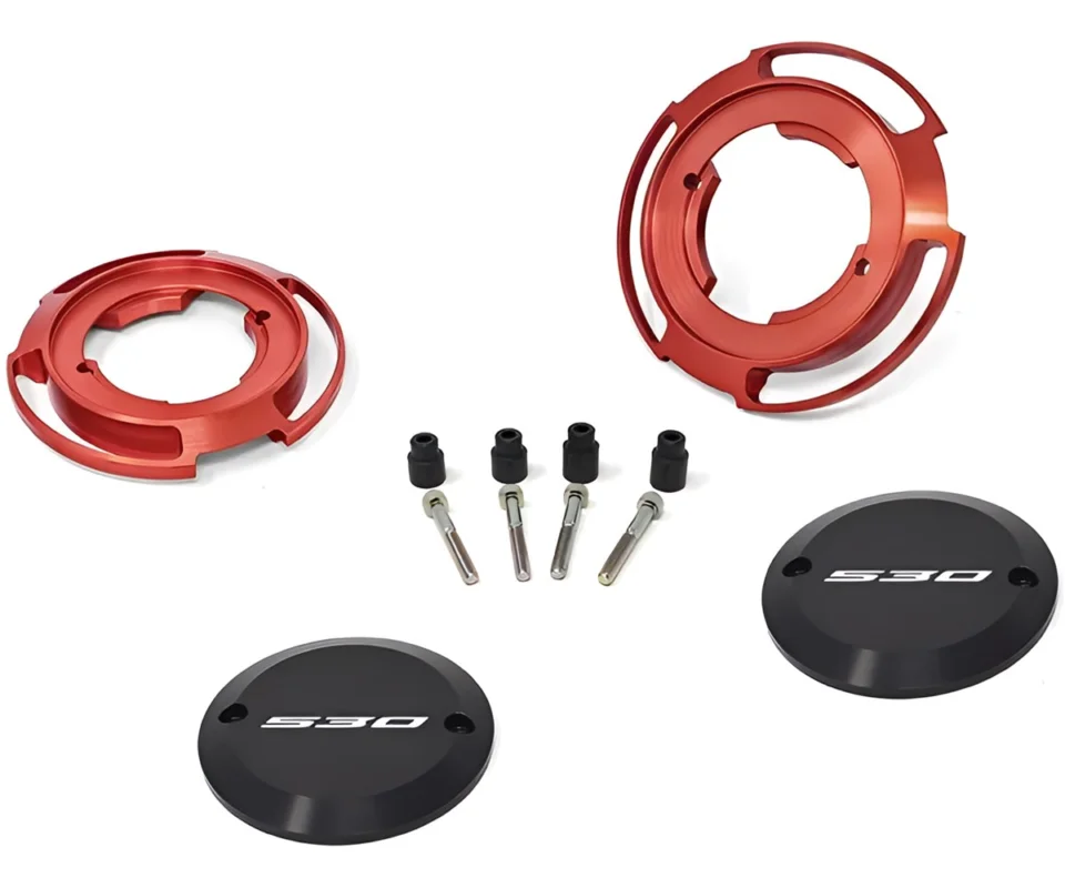 Miglior Prezzo Coppia protezioni carter (Rosso) JetPrime per Yamaha T-MAX 560Modelli dal 2020 al 2024 JP CCT 002 R
