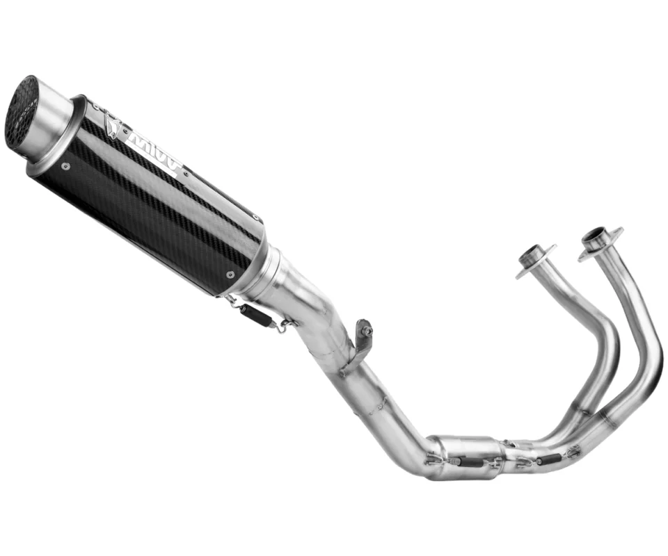Sconto Scarico Completo Mivv GP PRO Carbonio per Kawasaki Z 650Modelli dal 2024 al 2026 K.058.K2P