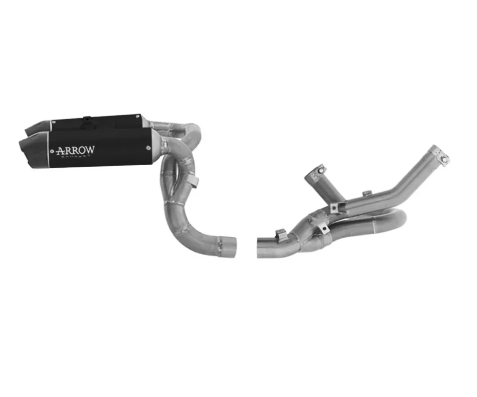 Prezzo Di Fabbrica Scarico Completo Arrow Round Sil Titanio Dark /Inox Coppa in Carbonio per Ducati Streetfighter V2 /SModelli dal 2025 al 2026 77504PRN + 71808MI
