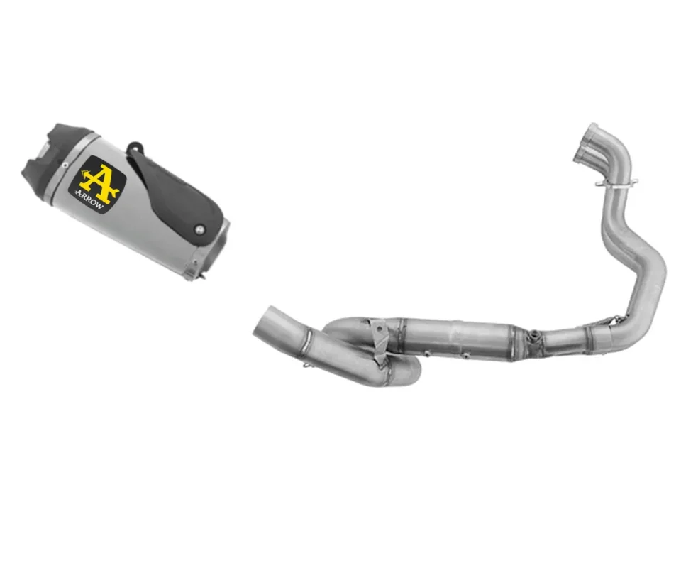 Ultima Occasione Scarico Completo Works Arrow titanio con fondello carby per SUZUKI GSX-8T/TTModelli dal 2025 al 2026. 71079PK