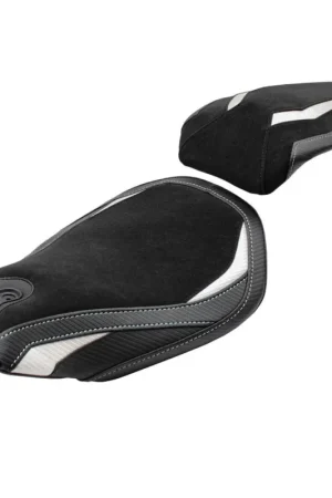 A Buon Prezzo Rivestimento sella Noci Velvet Bianco WH Tpz compatibile per DUCATI PANIGALE 959Modelli dal 2016 al 2018 DUP959N-WH-2