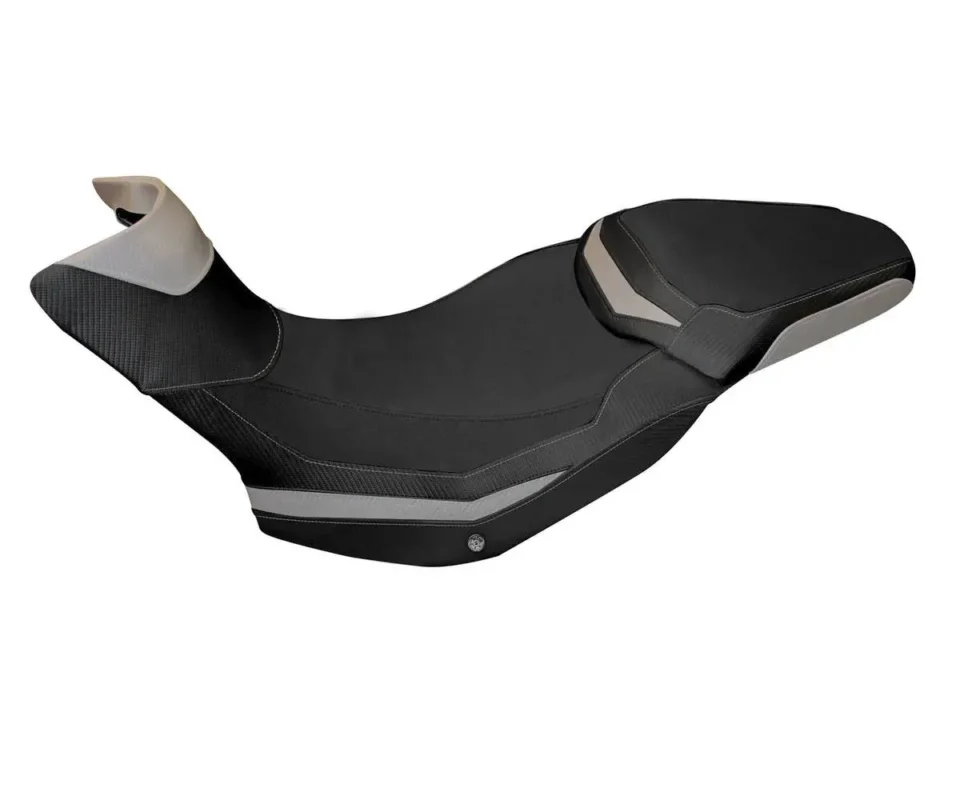 Rivestimento sella Sona 1 Comfort System Argento SL Tpz compatibile per DUCATI MULTISTRADA 1200 ENDUROModelli dal 2016 al 2021 XDMLES1C-1SL-4 Esclusivo