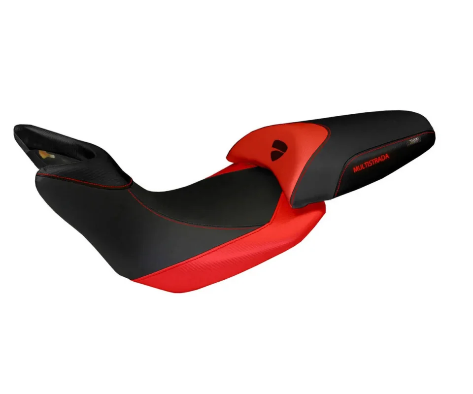 Direttamente Dal Produttore Rivestimento sella Noto Comfort System Rosso RD + logo Tpz compatibile per DUCATI MULTISTRADA 1200Modelli dal 2012 al 2014 XDMLNC124-3RD-5