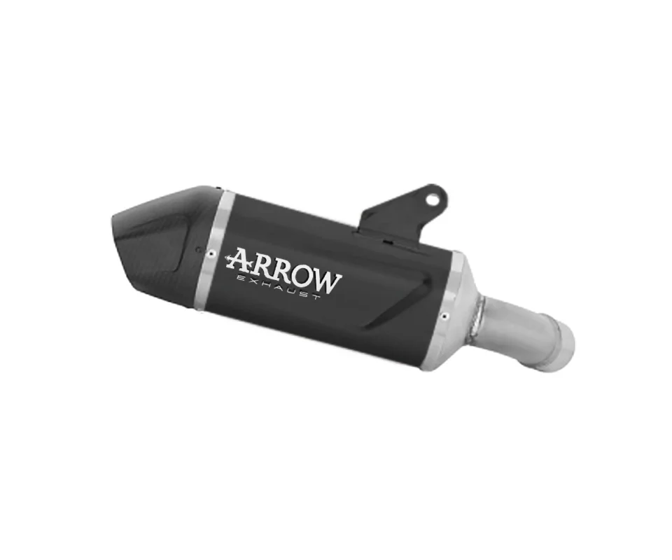 Terminale di scarico omologato Arrow Indy Race EVO alluminio Dark carby per Moto Guzzi StelvioModelli dal 2025 al 2026 77506AKN Scelto Dai Clienti