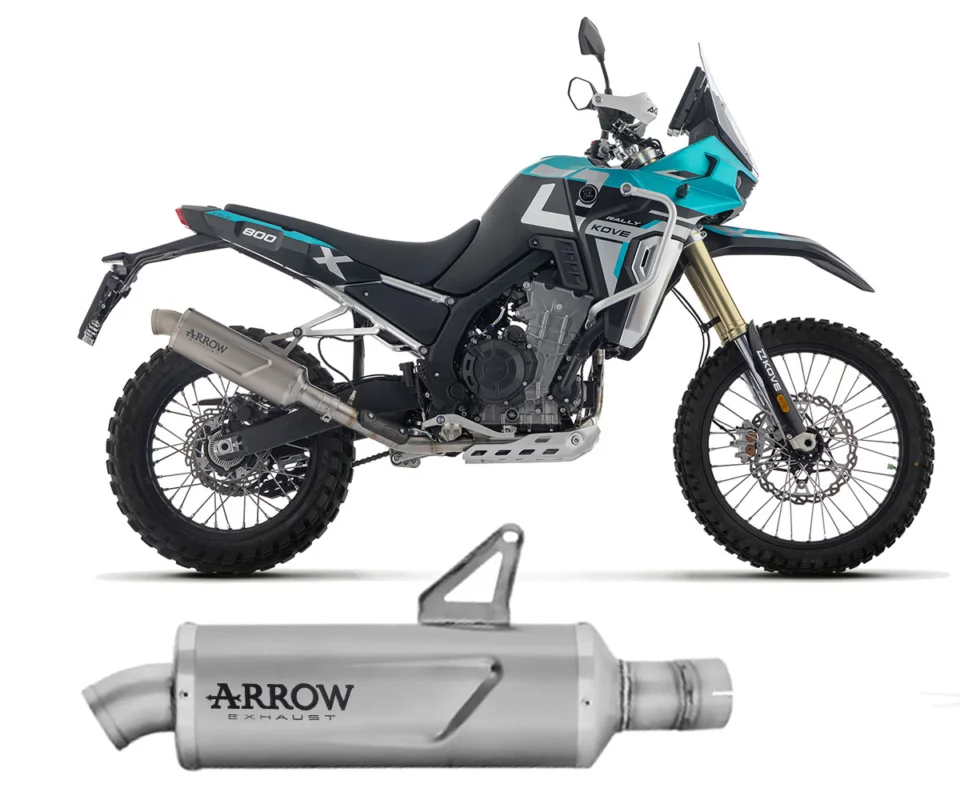Super Prezzo Terminale di scarico omologato Arrow Indy Race EVO titanio con coppa inox per Kove 800X Pro / RallyModelli dal 2025 al 2026 72667PO