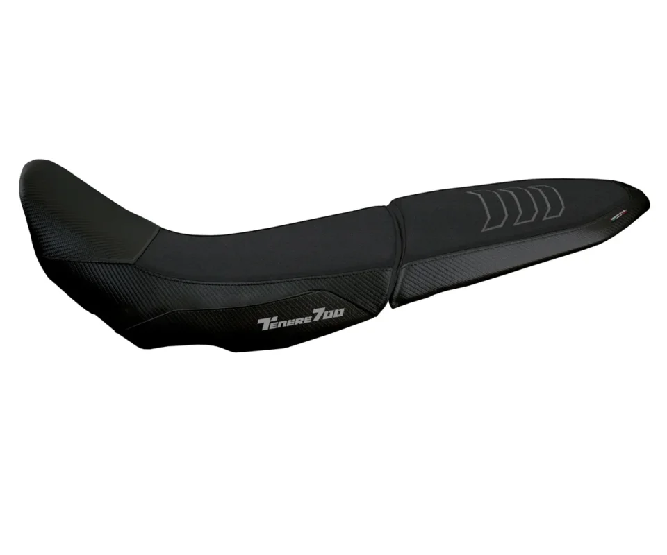 A Buon Prezzo Rivestimento sella mod Licata Ultragrip Nero BL + logo Tpz compatibile per YAMAHA TENERE 700Modelli dal 2019 al 2025 YT7DLU-BL-1