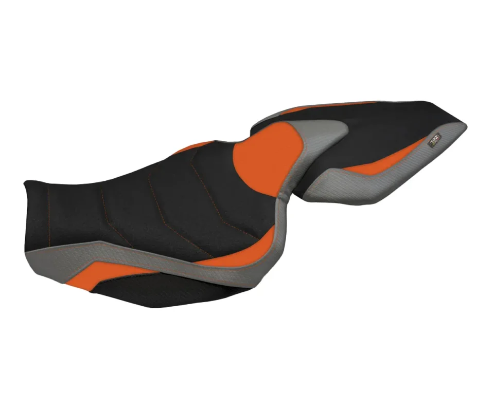 Soddisfatti O Rimborsati Rivestimento sella mod Sagat Ultragrip Arancio - Grigio ORG Tpz compatibile per KAWASAKI Z 1100Modelli: 2026 KWZ11SU-ORG-2