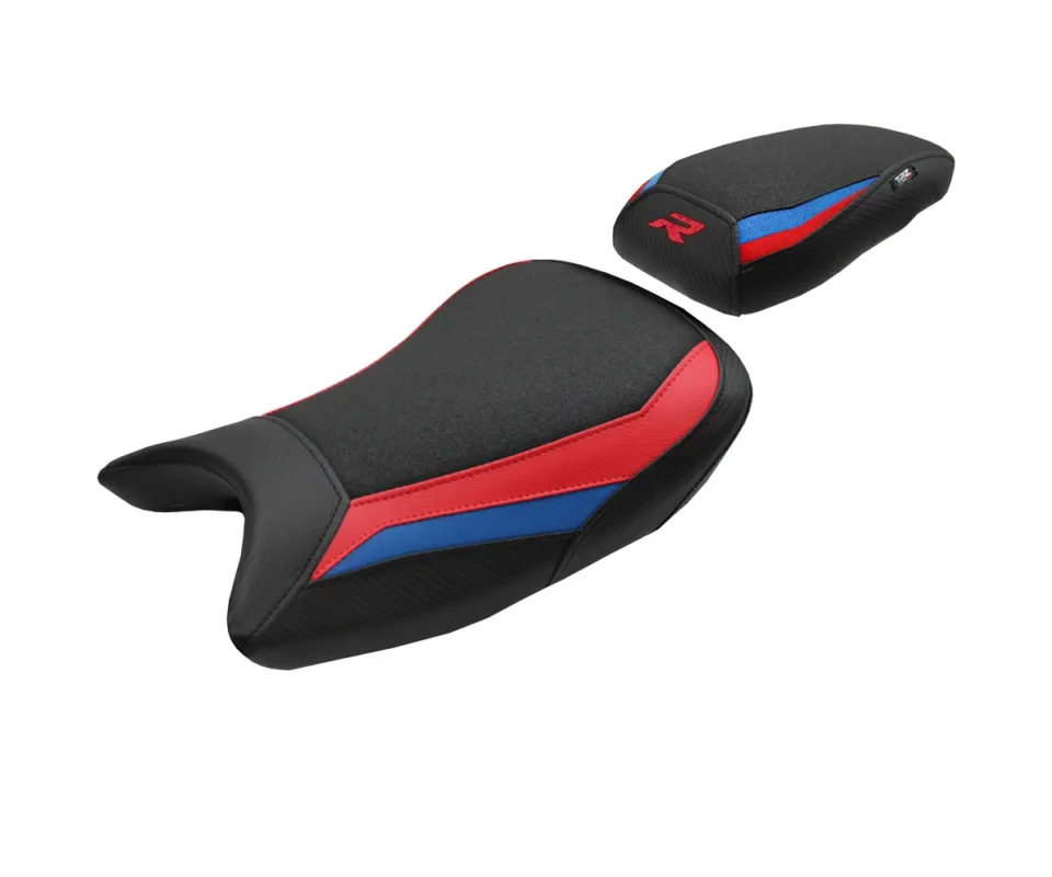 Super Prezzo Sella completa mod Bexley Ultragrip Comfort System Rosso - Nero RDB + logo Tpz compatibile per BMW S 1000 RModelli dal 2021 al 2025 BWS1RBUC-RDB-1-SC