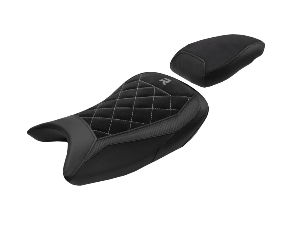 Direttamente Dal Produttore Sella completa mod Bexley Velvet Comfort System Nero BL + logo Tpz compatibile per BMW S 1000 RModelli dal 2021 al 2025 BWS1RBC-BL-1-SC