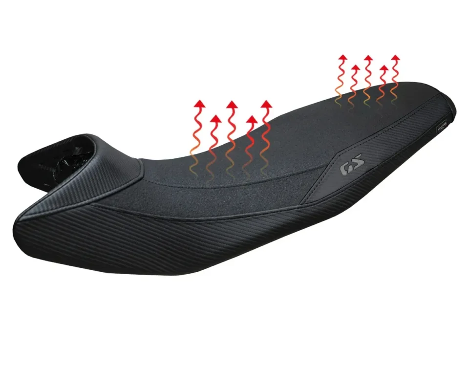 A Buon Prezzo Rivestimento sella mod Nemo Heating Comfort System Nero BL + logo Tpz compatibile per BMW F 900 GSModelli dal 2024 al 2025 BF9G24NC-BL-1-HS