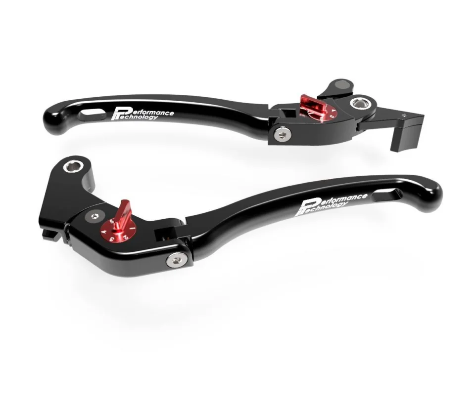 Quantità Limitata Leve Freno / Frizione Regolabili Eco Gp 1 Nero Rosso Dbk Per Yamaha Xsr 700Modelli dal 2016 al 2020 LE08A