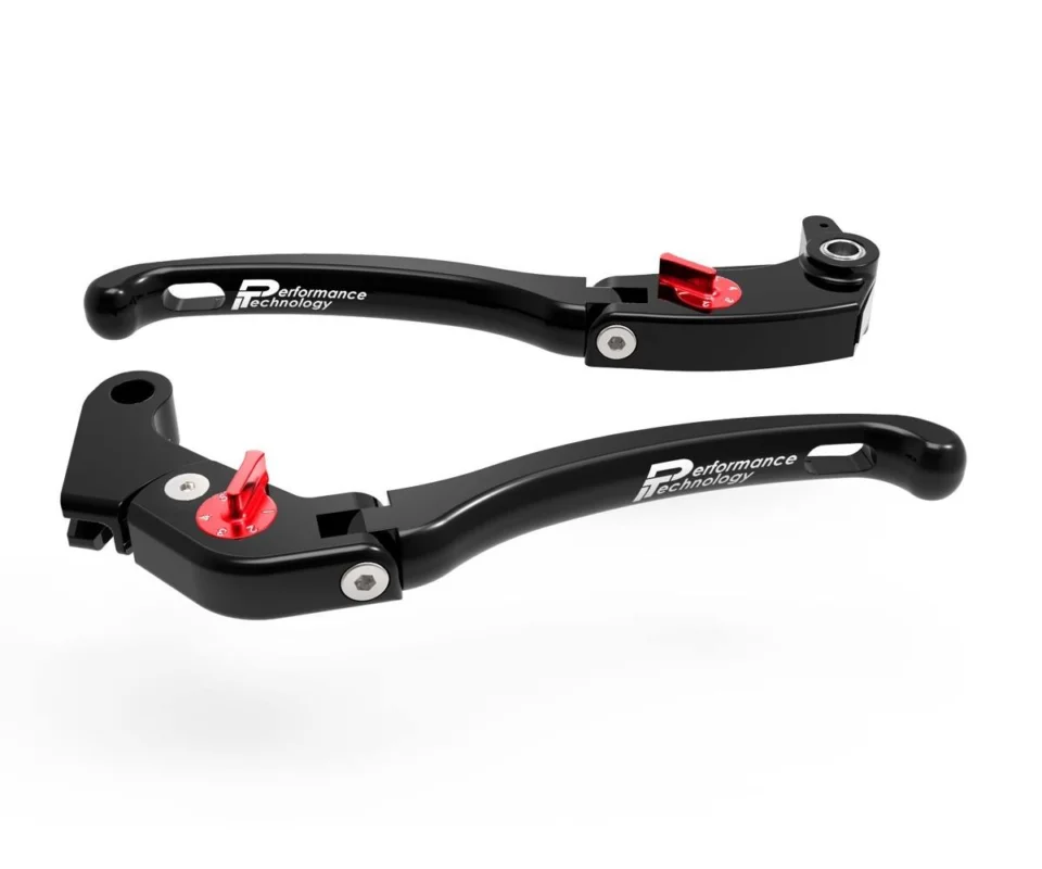 Leve Freno / Frizione Regolabili Eco Gp 1 Nero Rosso Dbk Per Yamaha R6 RaceModelli dal 2022 al 2026 LE11A Quantità Limitata