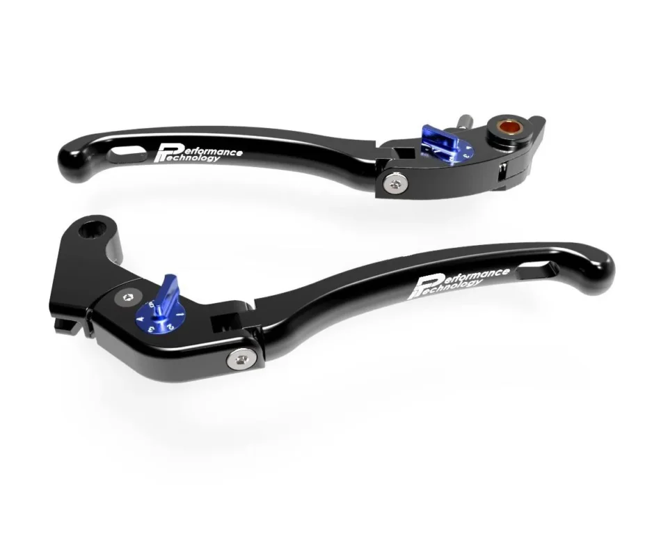 Novità Leve Freno / Frizione Regolabili Eco Gp 1 Nero Blu Dbk Per Aprilia Rsv4 1100 FactoryModelli dal 2019 al 2022 LE06C