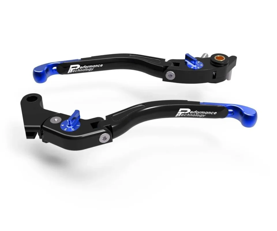 Leve Freno / Frizione Regolabili Eco Gp 2 Nero Blu Dbk Per Aprilia Rsv4 1100 FactoryModelli dal 2019 al 2022 LEA06C Popolare