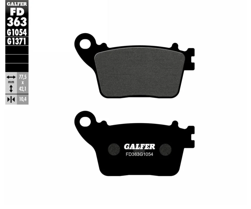 Nuovo Arrivo Galfer Pastiglie Freno Posteriore HONDA CB 600 HORNETModelli dal 2007 al 2015 FD363 FD363G1054