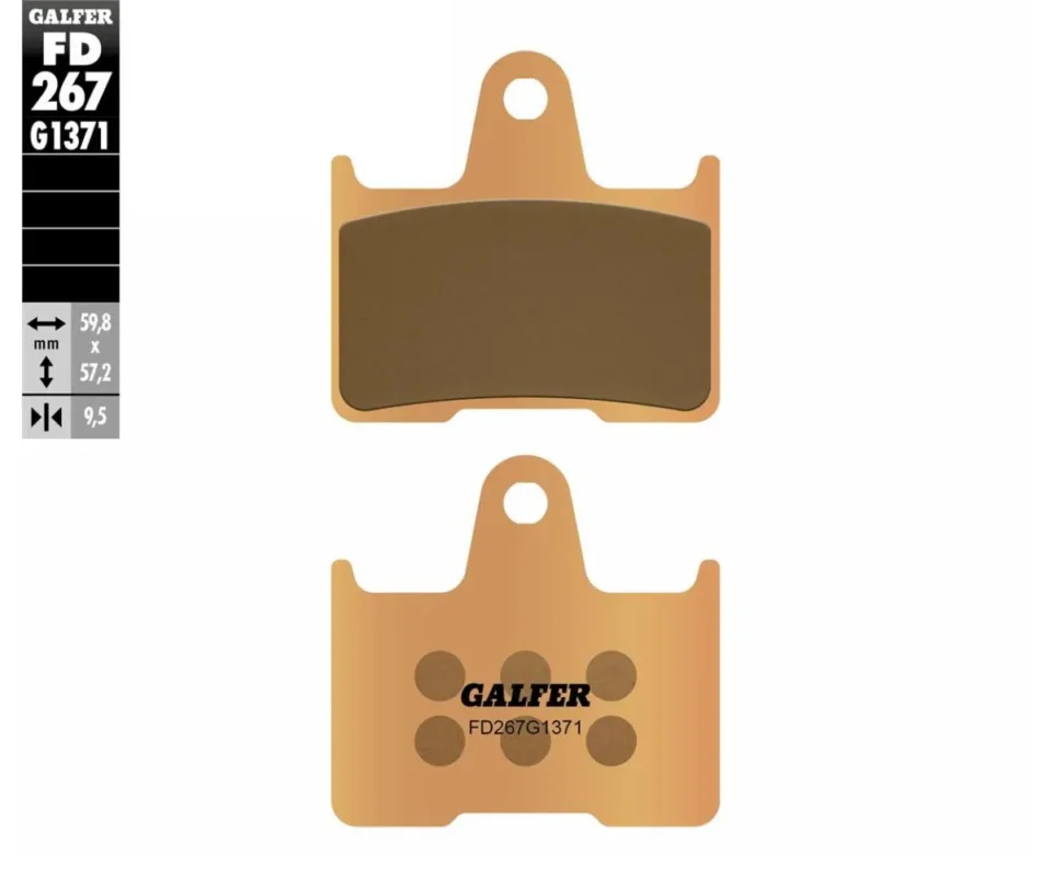 Galfer Pastiglie Freno Posteriore KAWASAKI ZX-14 RModelli: 2006 FD267 FD267G1371 Offerta Del Giorno