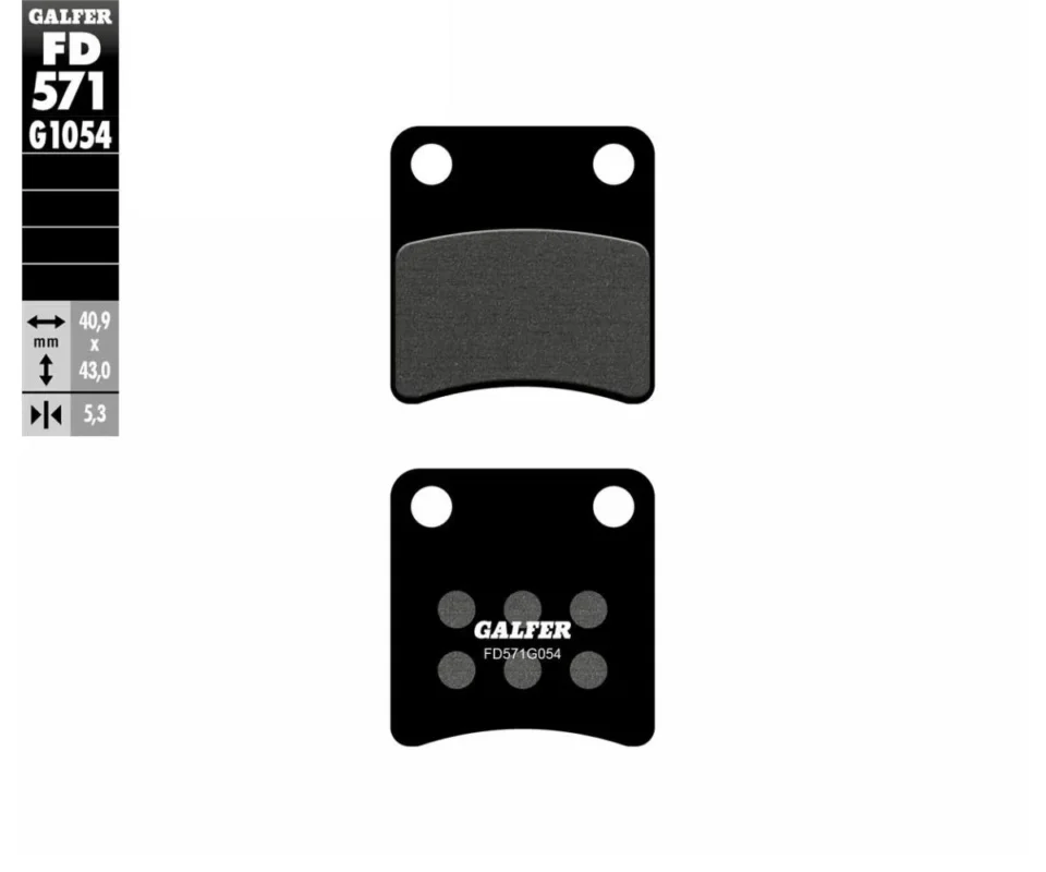 Galfer Pastiglie Freno Posteriore HONDA NC 750 X ABS PARKING BRAKEModelli dal 2014 al 2026 FD571 FD571G1054 Promozione