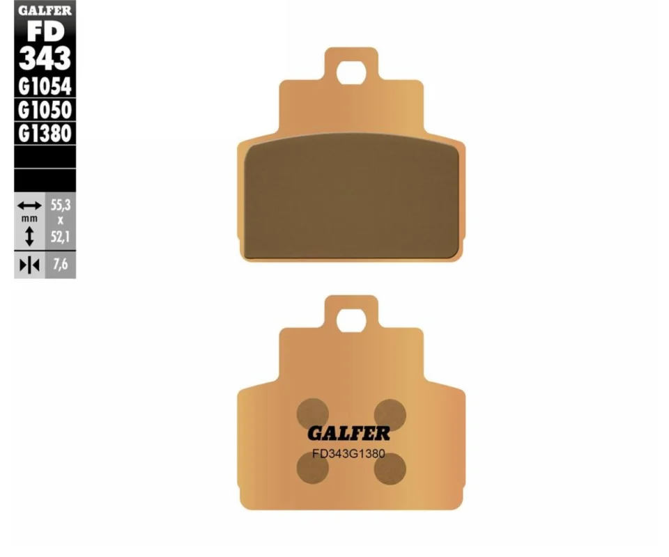 Nuovo Arrivo Galfer Pastiglie Freno Posteriore PIAGGIO VESPA GTS 300 i.e. SUPERModelli dal 2009 al 2021 FD343 FD343G1380