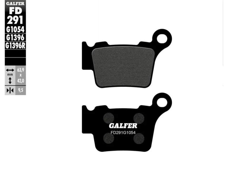Novità Galfer Pastiglie Freno Posteriore HUSQVARNA 630 SMRModelli dal 2006 al 2014 FD291 FD291G1054