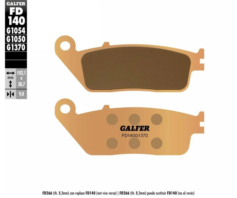 Prezzo Conveniente Galfer Pastiglie Freno Anteriore TRIUMPH SCRAMBLER EFIModelli dal 2008 al 2018 FD140 FD140G1370