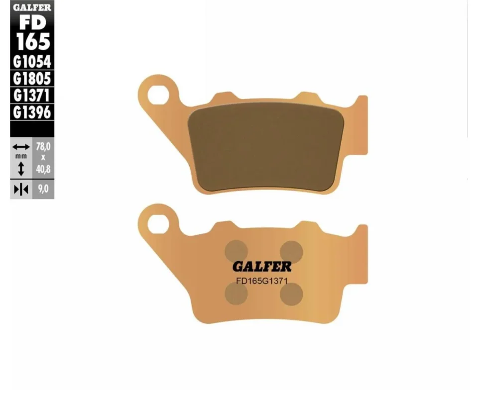 Spedizione Espresso Galfer Pastiglie Freno Posteriore INDIAN MOTORCYCLE SCOUT FTRModelli dal 2018 al 2026 FD165 FD165G1371