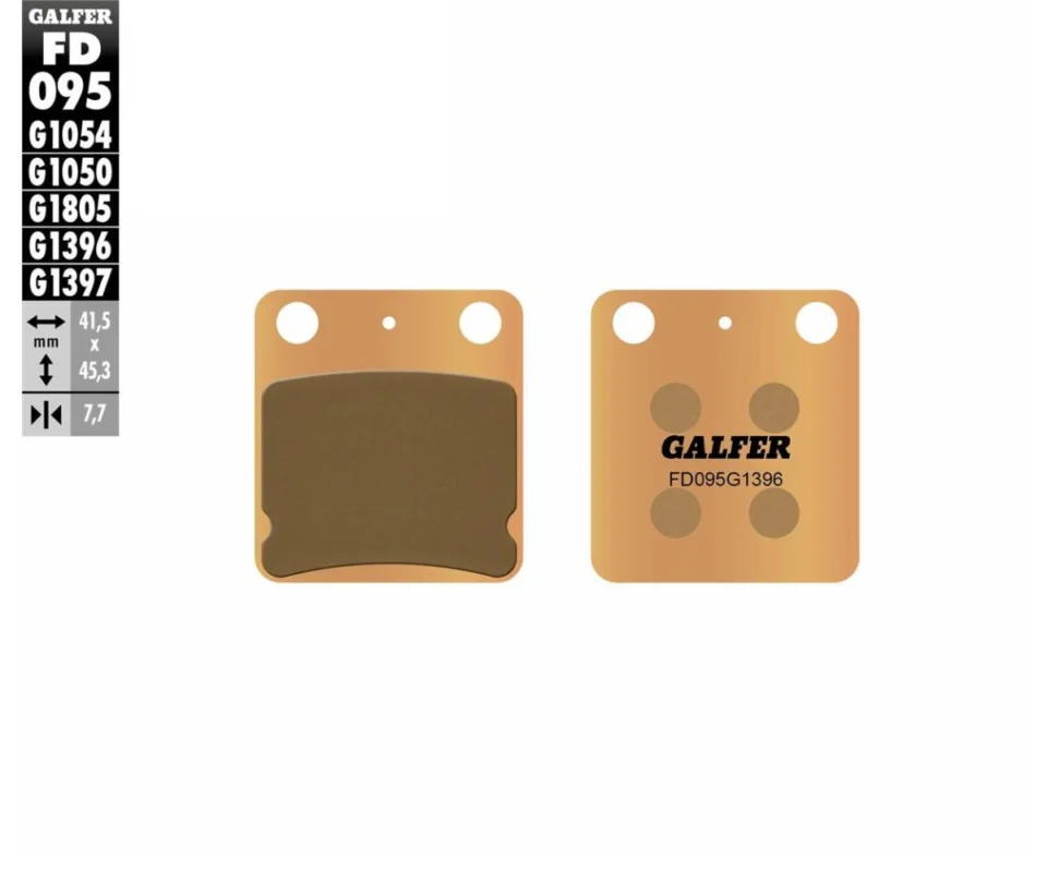 Offerta Limitata Galfer Pastiglie Freno Posteriore SUZUKI RM 65Modelli dal 2003 al 2007 FD095 FD095G1396
