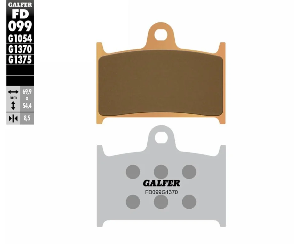 Ultime Pezzi Galfer Pastiglie Freno Anteriore TRIUMPH THUNDERBIRD STORM 1700Modelli: 2011 FD099 FD099G1375