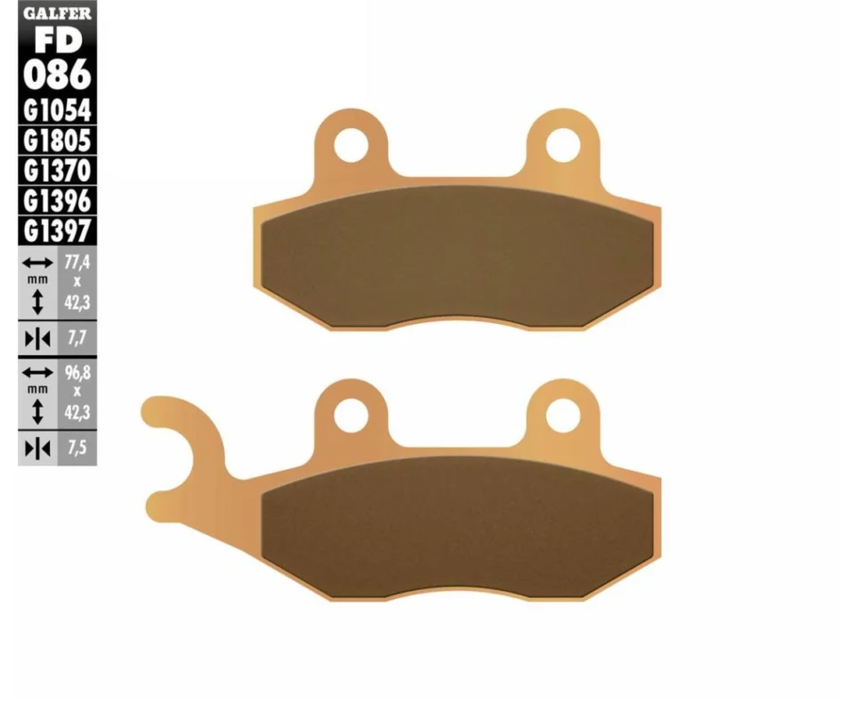 Galfer Pastiglie Freno Anteriore KAWASAKI KLX 250 SFModelli: 2009 FD086 FD086G1396 Quantità Limitata