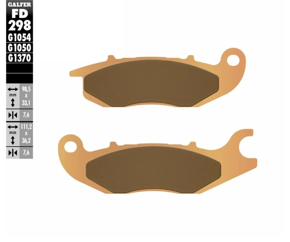 Galfer Pastiglie Freno Anteriore HONDA XL 750 TRANSALP (LEFT)Modelli dal 2022 al 2026 FD298 FD298G1370 Consegna Rapida