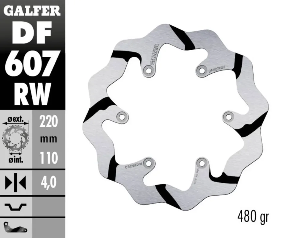 Galfer Disco Freno Posteriore WAVE FIXED GROOVED 220x4mm HUSABERG 300 TEModelli: 2011 DF607RW Acquista Ora