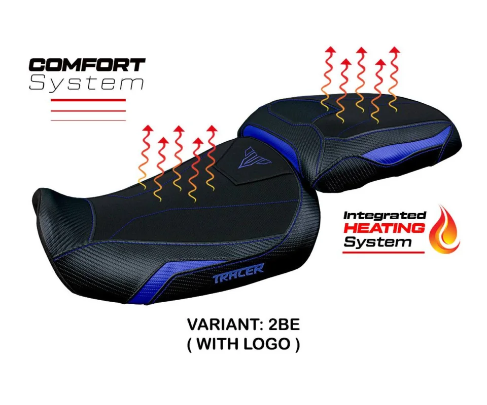 Rivestimento sella Heating Comfort System Blu BE + logo TPZ Italia per YAMAHA TRACER 9 / 9 GTModelli dal 2021 al 2023 YT9GTGC-2BE-1-HS Bestseller