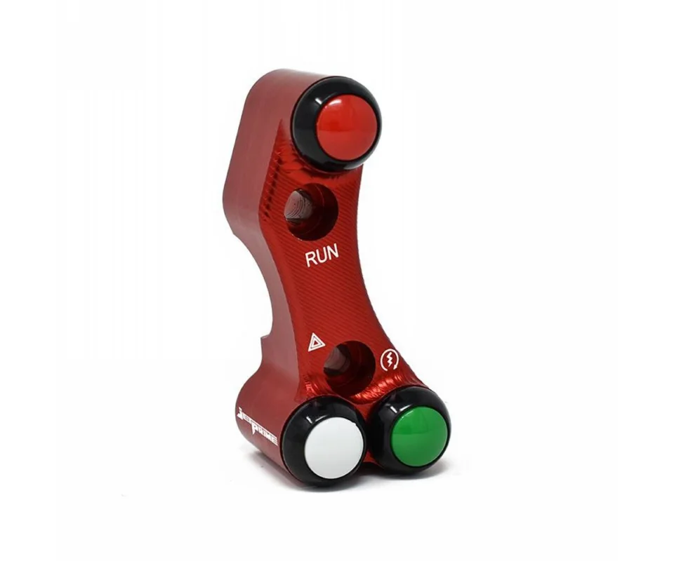 Pulsantiera Destra JetPrime Rosso Per Yamaha YZF-R7Modelli: 2022 JP PLD 073 R Nuova Collezione