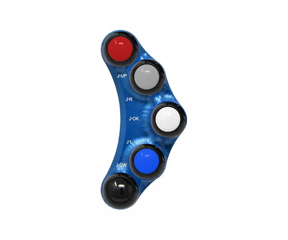Compra Adesso Pulsantiera Sinistra Racing JetPrime Blu Per Aprilia TUONO V4 / RR/RF 1100Modelli dal 2017 al 2020 JP PLSR 009RF B
