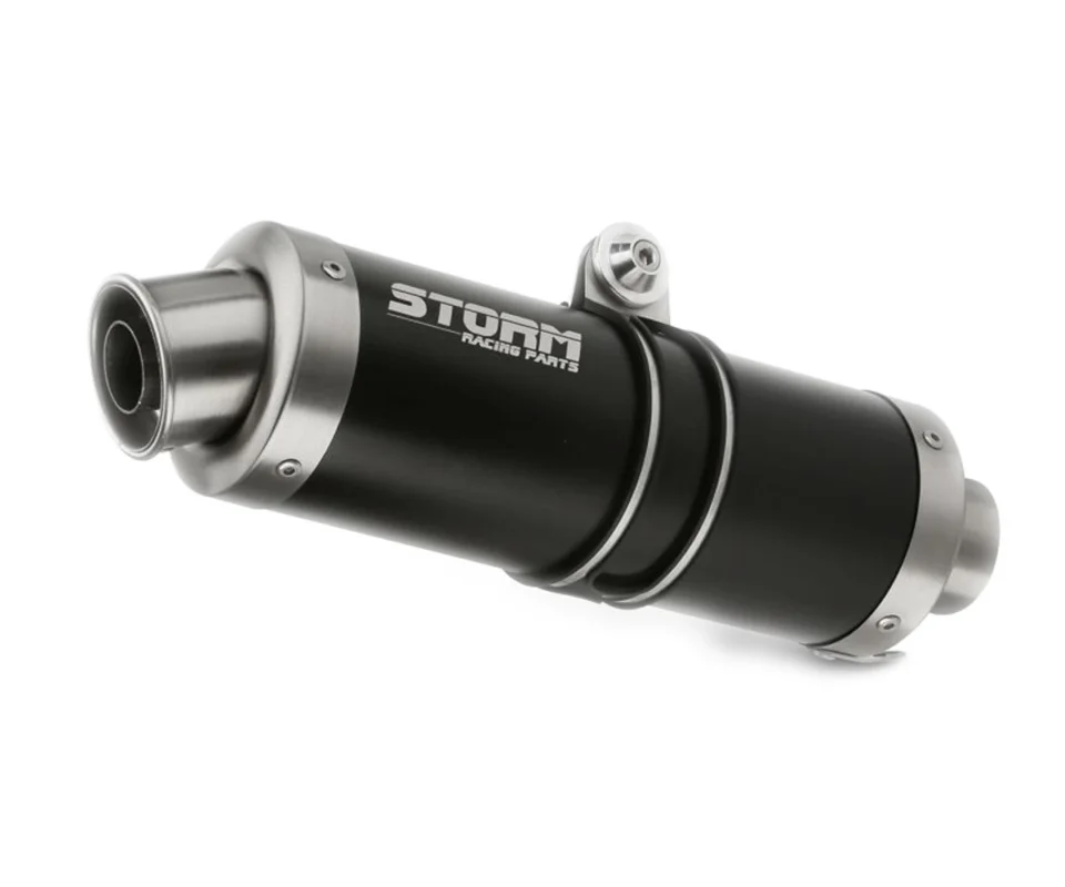 Offerta Lampo Terminale di Scarico Storm GP NERO per SUZUKI GSF 650 BANDITModelli dal 2007 al 2015 74.S.030.LXSB