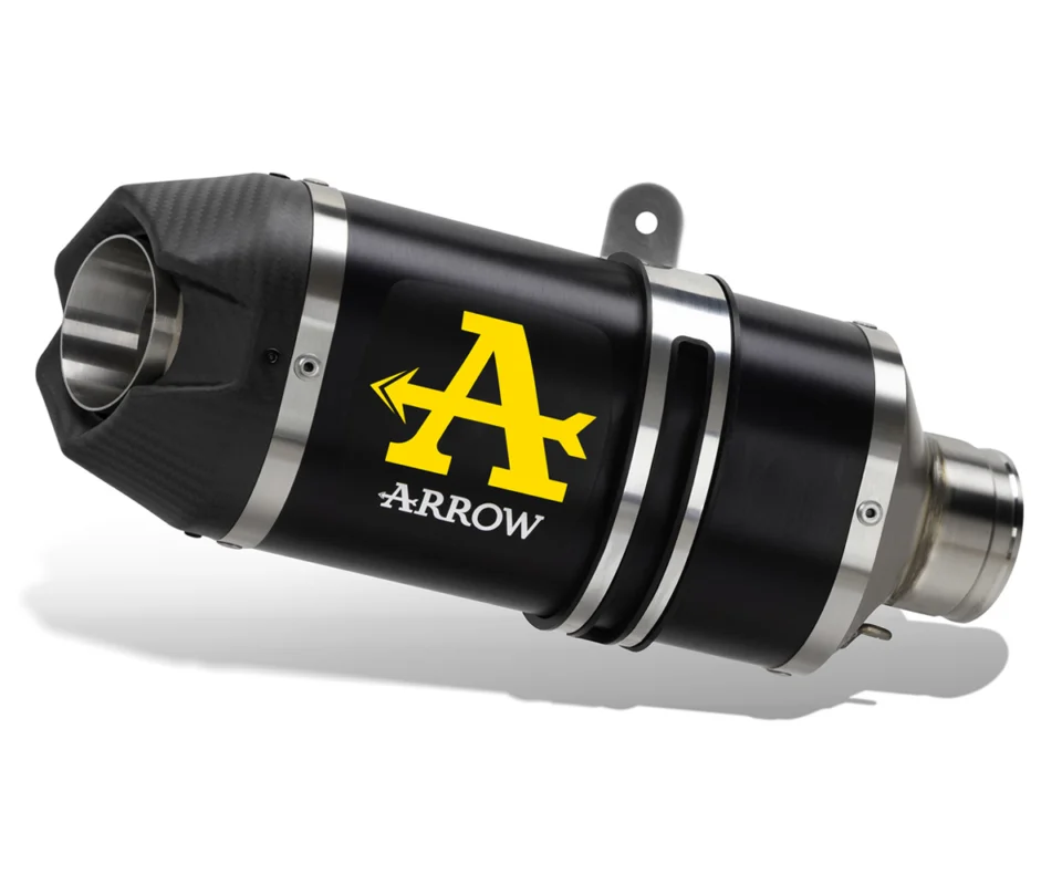 Impianto completo Arrow IndyRace EVO All DARK fondello carb Honda XL 750 TransalpModelli dal 2023 al 202472645AKN + 72189PD Occasione Imperdibile